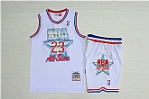 Bulls 23 Michael Jordan White 1992 All Star Hardwood Claasics Jersey (With Shorts),baseball caps,new era cap wholesale,wholesale hats